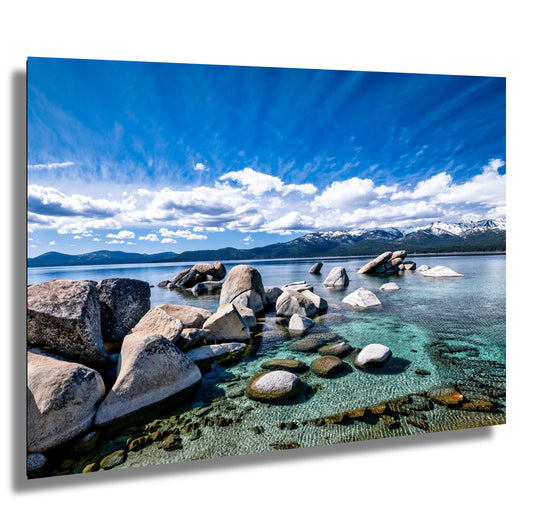 Lake Tahoe Print - Sand Harbor Photo - Wall Art on Canvas, Acrylic, Metal & Photo Paper - Lake Tahoe Photography Decor