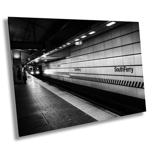 South Ferry NYC Subway Station Canvas Print: MTA Art, Manhattan, Staten Island Ferry & Battery Park Photo Decor
