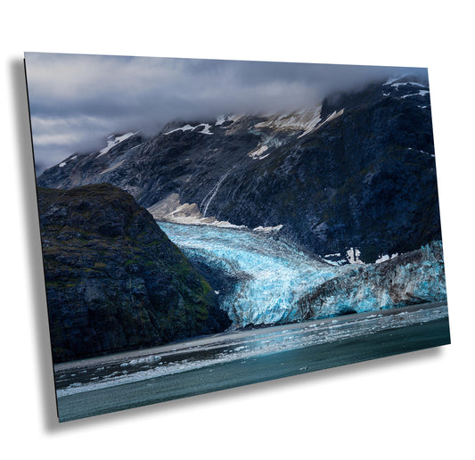 Alaska Glacier Photography: Johns Hopkins Glacier Bay National Park Art Print, Landscape Decor for Home & Office