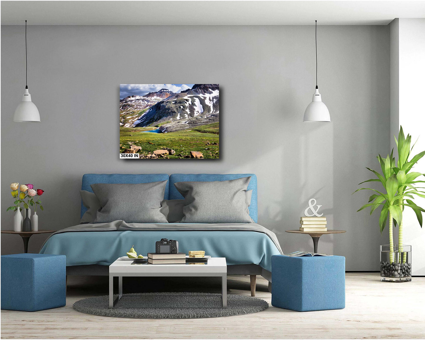 Rocky Mountain Photography Print: Yankee Boy Basin Trail View - Stunning Silverton/Ouray Alpine Loop Art for Home Decor