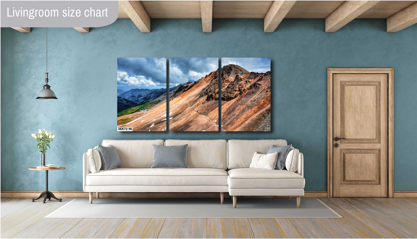 Colorado Alpine Loop Photography: Engineer Pass Summit View & Silverton Ouray Mountain Landscape Art Print