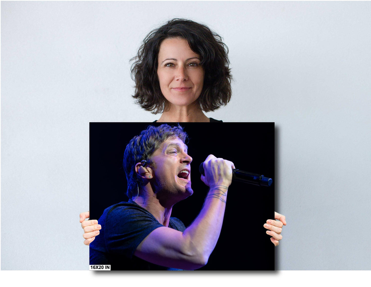 Concert Wall Art - Rob Thomas Matchbox Twenty Live Concert Photography Print - Photo Paper, Canvas & Metal Options - Music Wall Art Decor