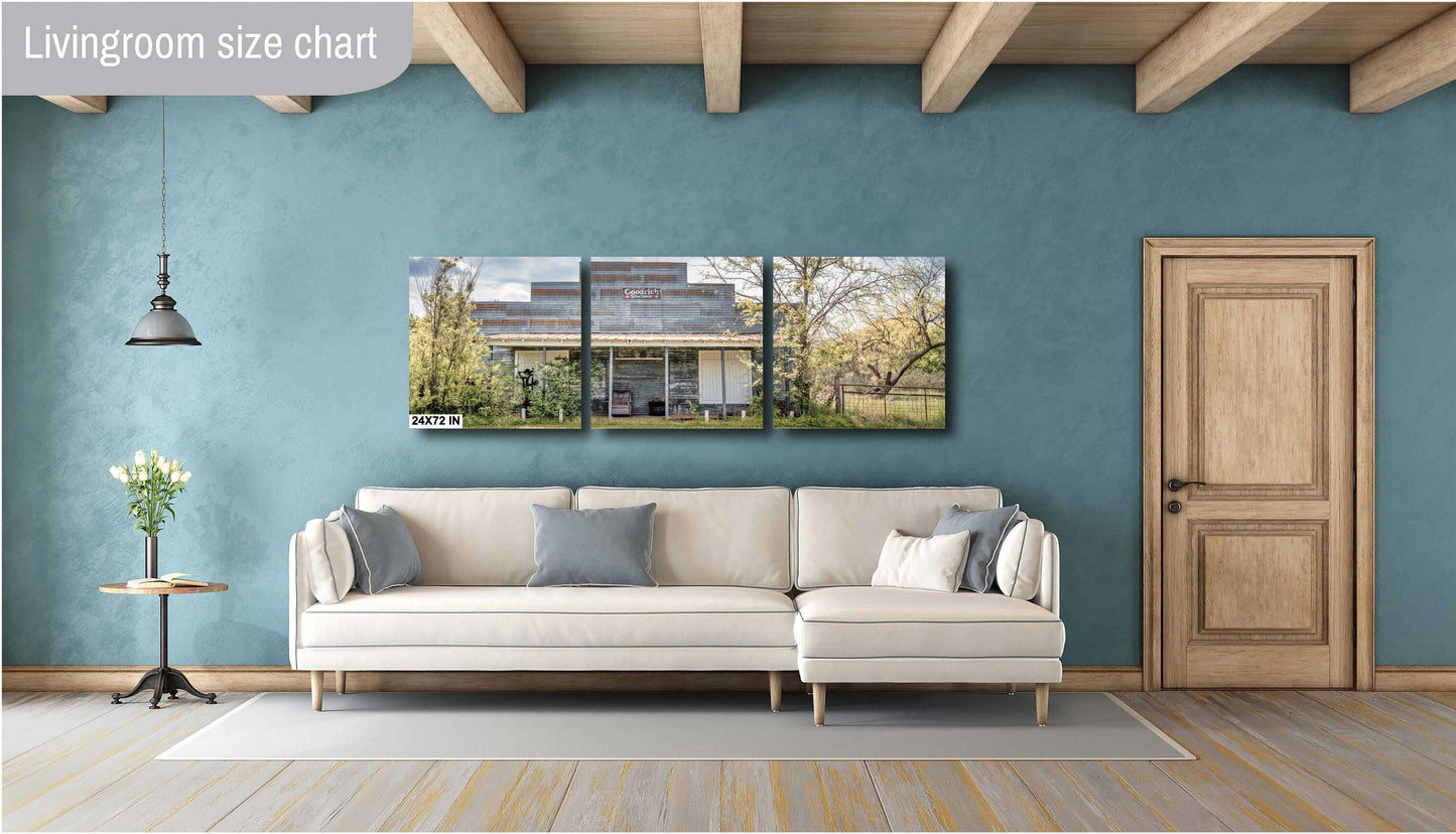 Country Decor - Small Town General Store Photography Print | Premium Photo Paper, Canvas, Acrylic & Metal Options | Burkett, Texas Art