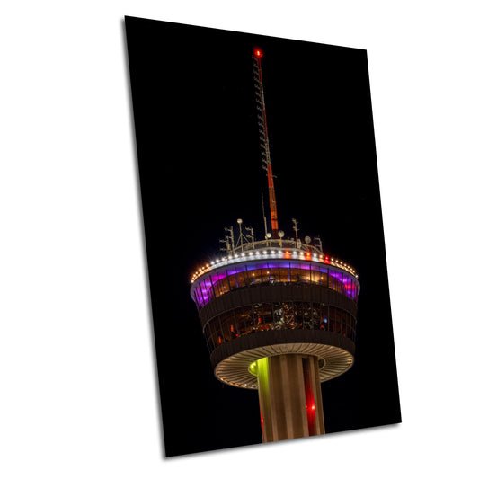 San Antonio Art - Tower of the Americas Photo Print | San Antonio Landmark Art on Premium Paper, Canvas, Acrylic & Metal Options