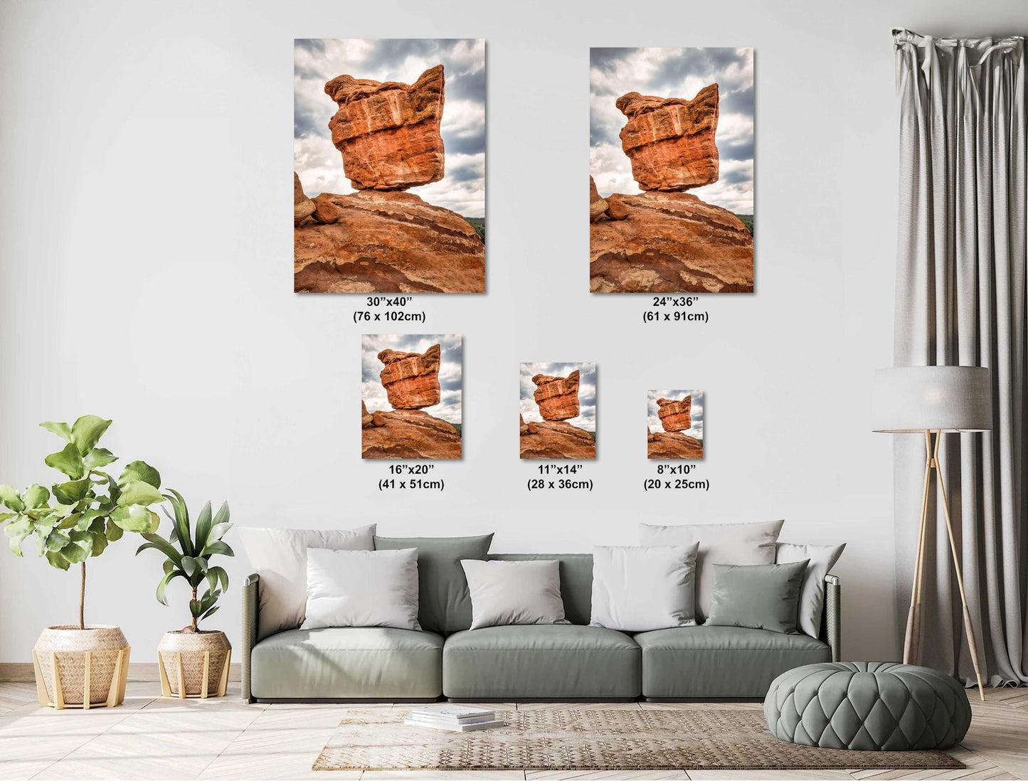 Balanced Rock Art Print | Garden of the Gods Landscape | Colorado Springs Wall Decor | Premium Photo, Canvas, Acrylic & Metal Options
