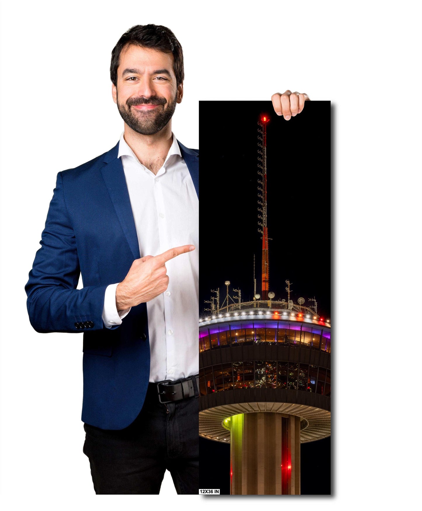 San Antonio Art - Tower of the Americas Photo Print | San Antonio Landmark Art on Premium Paper, Canvas, Acrylic & Metal Options
