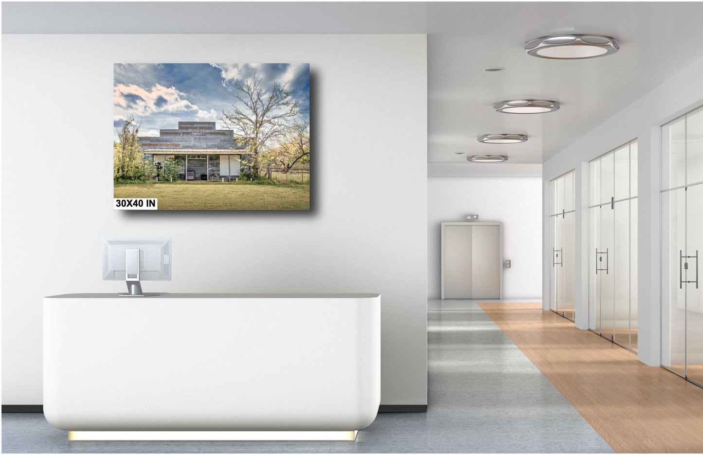 Country Decor - Small Town General Store Photography Print | Premium Photo Paper, Canvas, Acrylic & Metal Options | Burkett, Texas Art