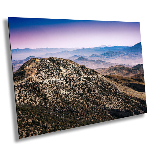 Desert Landscape Canvas: Nevada Mountains Wall Art for Home & Cabin Decor, Southwest Nature Photography, Rustic Room Decor