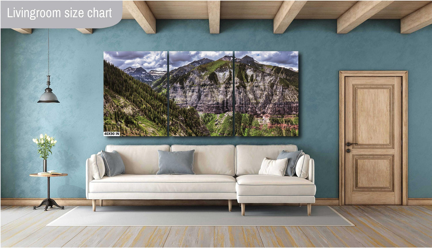 Imogene Pass Summit View Print | Rocky Mountain Colorado Photography Art | Alpine Loop Wall Decor, Nature Landscape Photography