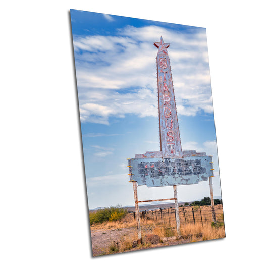 Marfa Stardust Motel Vintage West Texas Desert Photography Print - Large Wall Art Decor % Home & Office Wall Art