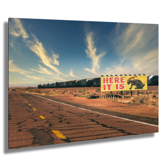 Jack Rabbit Trading Post Route 66 Photography Print | Americana Art on Premium Paper & Ready-to-Hang Canvas