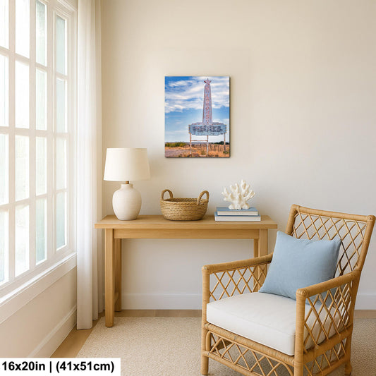 Stardust Motel Marfa Print - Vintage Neon Sign Wall Art | West Texas Decor