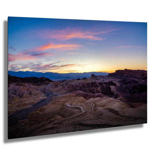 Zabriskie Point Death Valley Wall Art – California Desert Print, Southwest Landscape Nature Photography