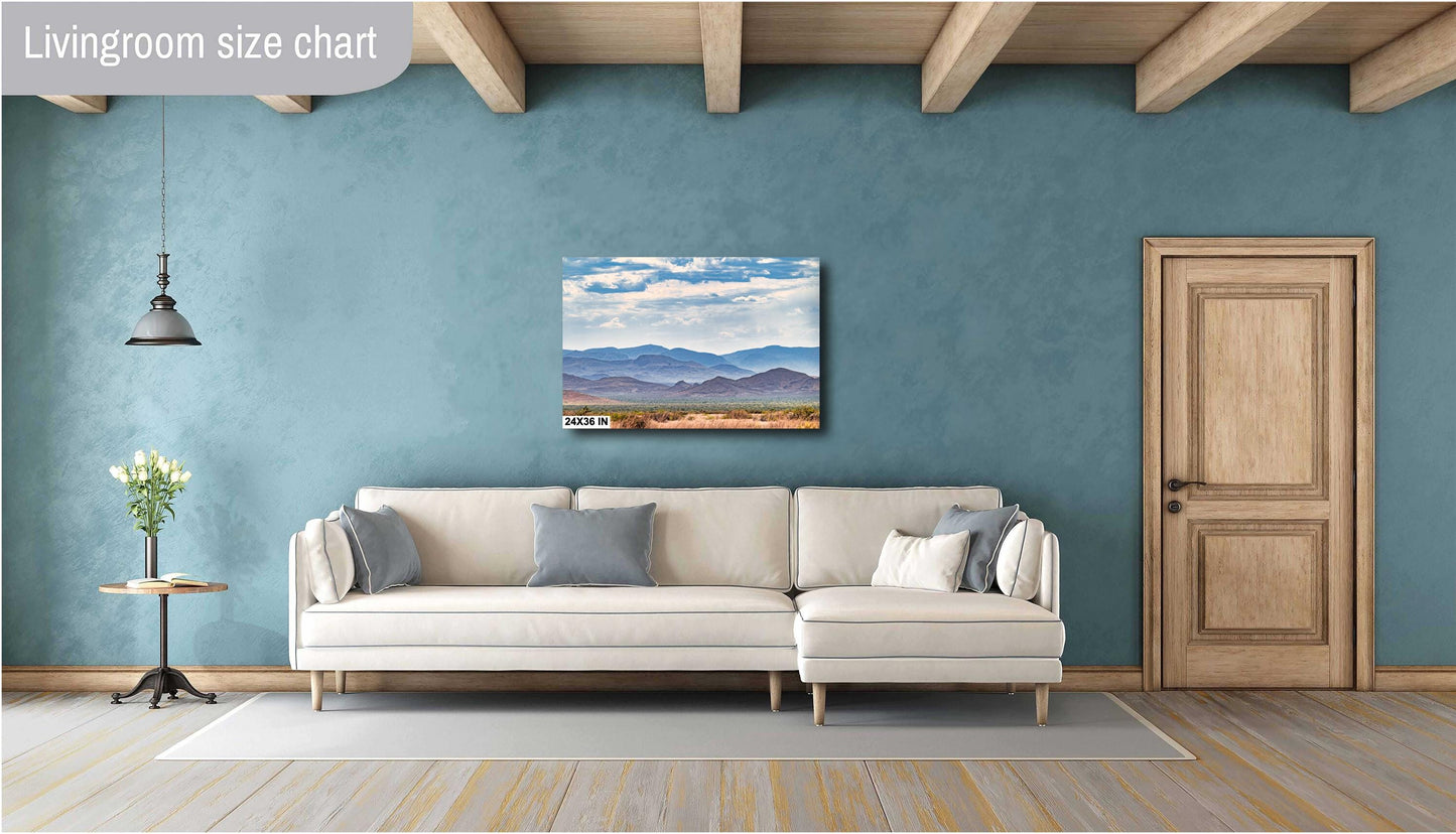 Davis Mountains West Texas Landscape Photography Print - Large Wall Art Decor on Premium Photo Paper, Canvas, Acrylic, or Metal