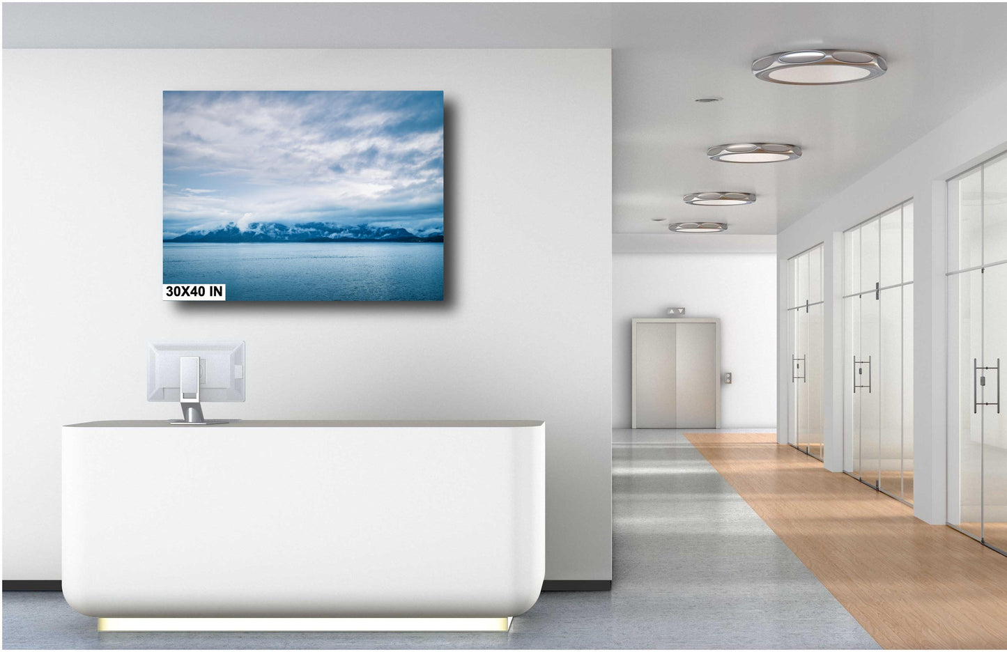 Alaska Inside Passage - Misty Mountains Cruise Art, Nature Wall Decor & Glacier Bay Photography on Premium Photo Paper, Canvas, or Metal