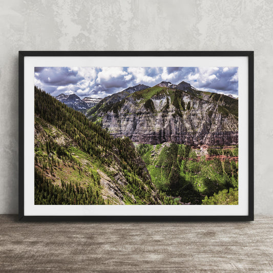 Mountain Landscape Print – San Juan Mountains Colorado Adventure Wall Art