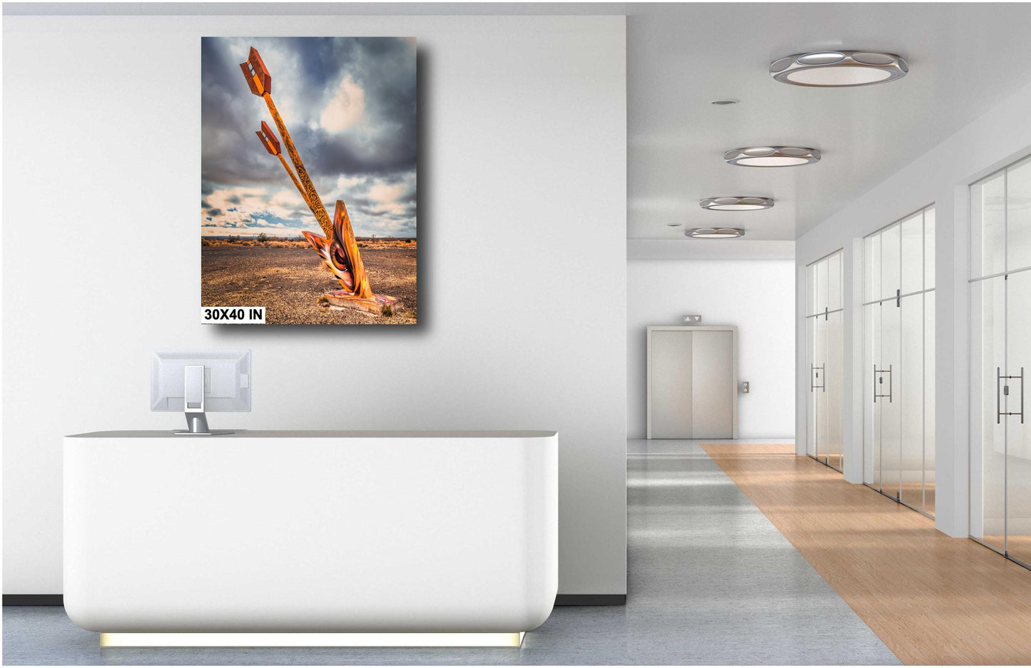 Twin Arrows Fine Art Print | Route 66 Arizona Wall Art on Premium Photo Paper, Canvas, Acrylic & Metal Options