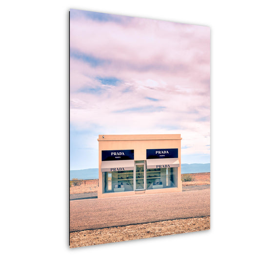 Marfa TX Boutique West Texas Cotton Candy Sky Art Print on Canvas, Paper, Acrylic or Metal, Unique Home Decor, Modern Wall Art