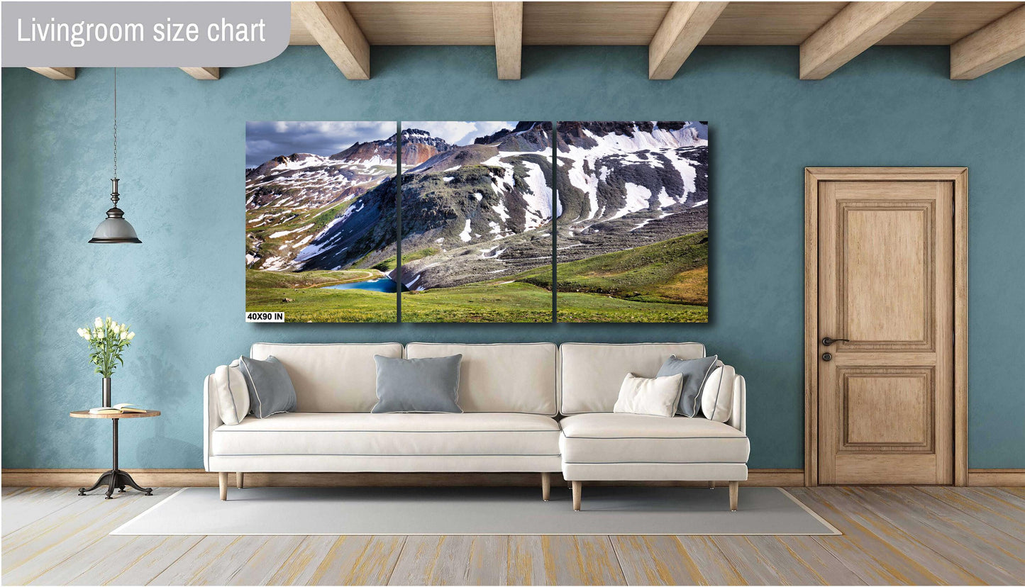 Rocky Mountain Photography Print: Yankee Boy Basin Trail View - Stunning Silverton/Ouray Alpine Loop Art for Home Decor