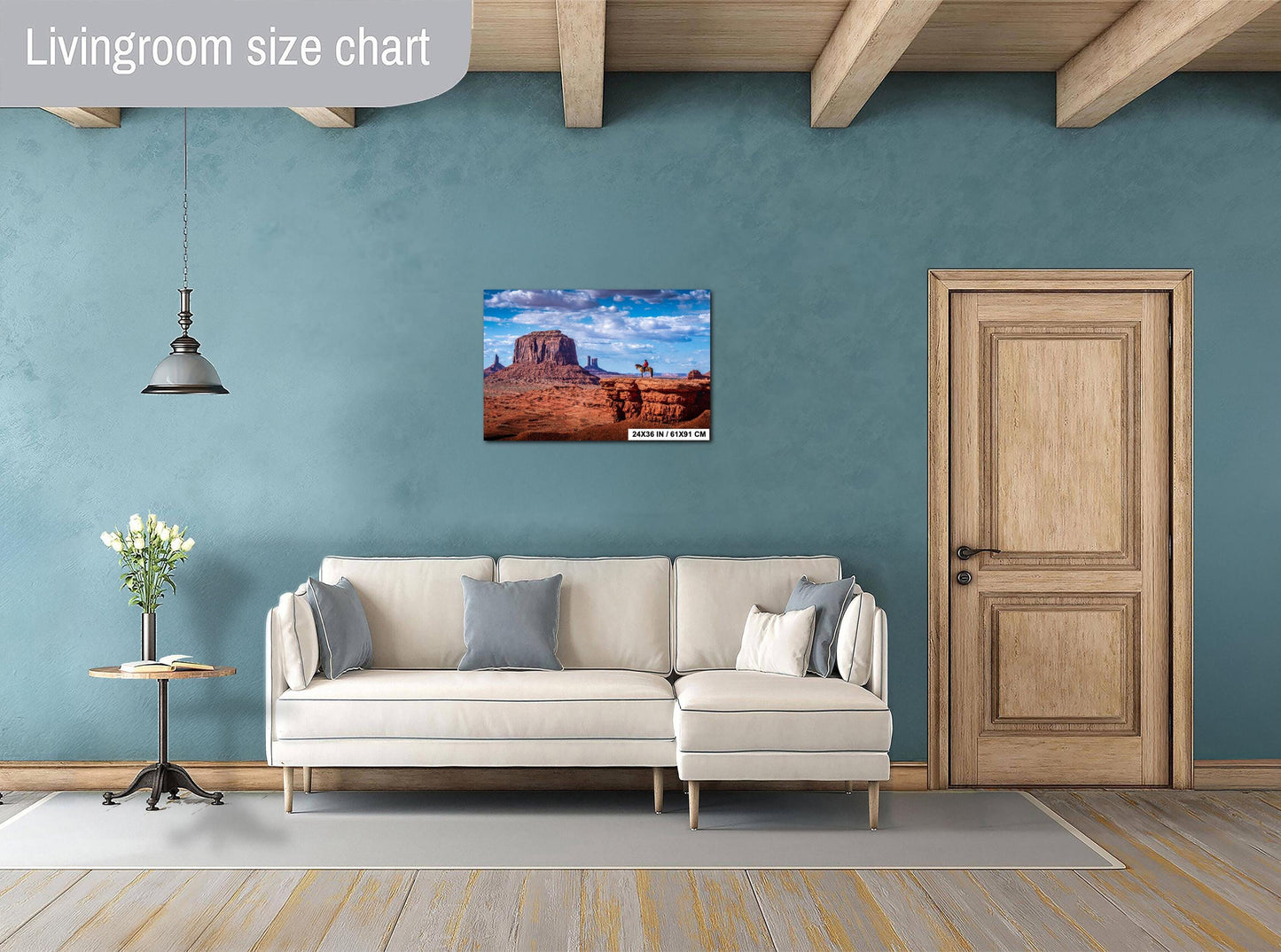 Monument Valley Print - Desert Wall Art of John Ford's Point, Utah Landscape Photography on Photo Paper, Canvas, Acrylic & Metal Decor